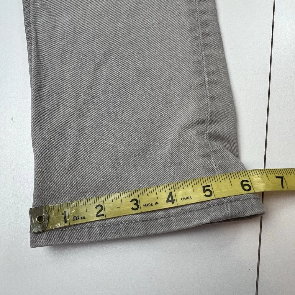 COS Slim Mid Rise Slim Leg Jeans - Light Grey Tagged 30x32